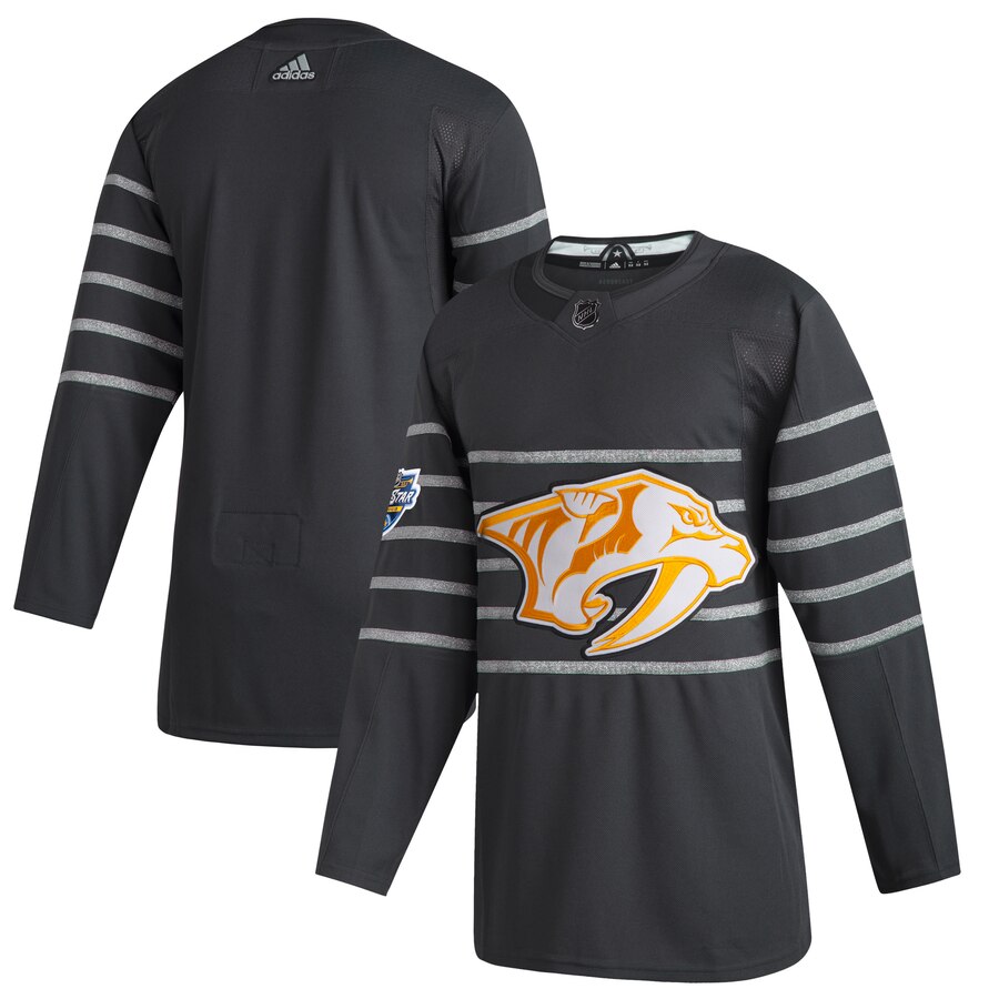 Men Nashville Predators Adidas Gray 2020 NHL All Star Game Authentic Jersey